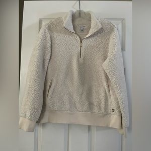 Calvin Klein Sherpa pull over half zip